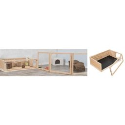 Trixie - Indoor Freigehege für Meerschweinchen 100x60x30 cm Braun