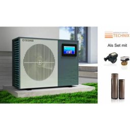 Luft-Wasser Wärmepumpe TX-16000 pro/ 16kW bis 300m² inklusive Steuerung mit einem