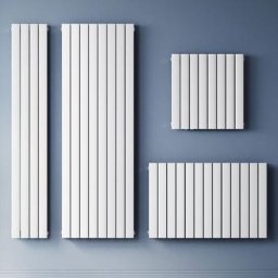 Sonni - Design Flach Heizkörper Weiß Paneelheizkörper 1800x542mm Vertikal Einlagig 938 Watt