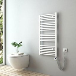 Elektrisch Badheizkörper Handtuchwärmer Handtuchtrockner Elektrisch mit Heizstab mit Thermostat