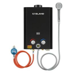 GASLAND BE264B Gas Durchlauferhitzer Propangas 10 Liter Camping Durchlauferhitzer Gastherme 50mbar