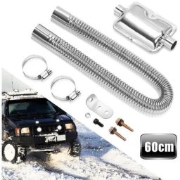 Abgasschlauch Edelstahl Auspuffrohr 25mm Gas-Entlüftungsschlauch Auto Heizung Edelstahl Abgasrohr