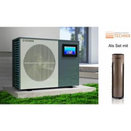 Luft-Wasser Wärmepumpe TX-12000 pro/ 12kW bis 250m² inklusive Steuerung mit einem