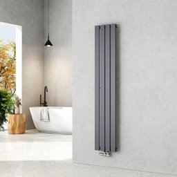 EMKE Heizkörper Flach Heizkörper Design Paneelheizkörper Vertikal, Mittelanschluss, Einlagig,