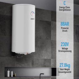 Elektro antikalk Warmwasserspeicher - 100 l, 1,5 kW, Wandhängend, Anticalc, eek b/c, emaillierter