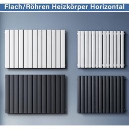 Design Flachheizkörper Horizontal Heizkörper wohnzimmer Heizung Paneelheizkörper Anthrazit