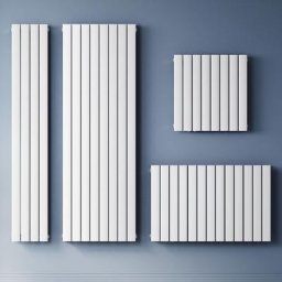 Design Flachheizkörper Paneelheizkörper Weiß 630x619mm Horizontal Einlagig 421 Watt - Sonni