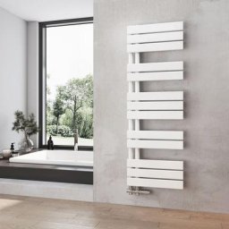 Badheizkörper Handtuchtrockner Heizung Bad Heizkörper Handtuchheizkörper Weiß 400 x 1176 mm