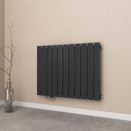 Heizkörper Flach Heizkörper Design Paneelheizkörper Horizontal, Einlagig, Seitenanschluss, 63x85cm,