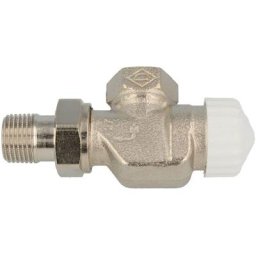 Thermostatventil, V-exact ii Axial, 1/2'', Kvs 0,86, RG-vernickelt 3710-02.000 - Heimeier