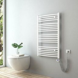 Elektrisch Badheizkörper Handtuchwärmer Handtuchtrockner Elektrisch mit Heizstab mit Thermostat