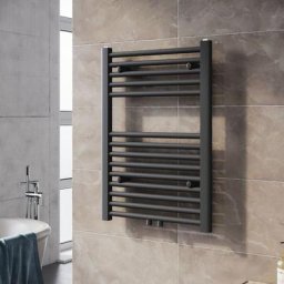 Kleine Heizkörper Handtuchtrockner Bad Badheizkörper Handtuchhalter Anthrazit 700x500mm 456 Watt
