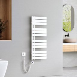 Badheizkörper Elektrisch mit Thermostat, Handtuchheizkörper Elektrisch Panel Handtuchhalter