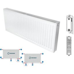 Typ 22 Universalheizkörper Ventilheizkörper Mittelanschluss mit 8 Anschlüssen 400 x 800 (HxB)-996W