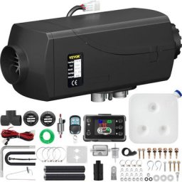 12V 5KW Diesel Air Heater for rv Motorhome Trailer Trucks Boats 5kW + lcd Switch