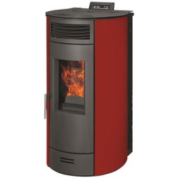Luft-Pelletofen Flavia 13 kW Sannover Bordeaux