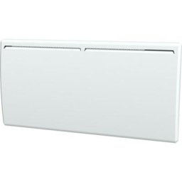 Elektroheizung mit Wärmespeicher aus Gusseisen 2000 w - Horizontal und gebogen - Weiß - Blanc