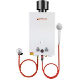 CE-zertifiziert Tankless Gasdurchlauferhitzer mit Regenkappe, 10L Outdoor Gas Propan