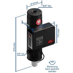 Zusatzheizer 3, 6, 8 kw 230V 400V Elektroheizung Elektroheizelement für Wärmepumpen 3, 6, 8 kw 230V