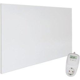 H900 Infrarotheizung Carbon Crystal (neueste Technologie), ultraflache Wandheizung, weiß, 900 Watt,