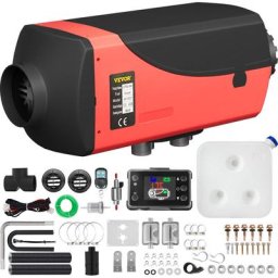 12V 3KW Diesel Air Heater for rv Motorhome Trailer Trucks Boats 3kW + 2Silencers