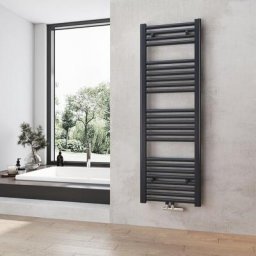 Badheizkörper Handtuchtrockner Heizun Handtuchheizkörper Mittelanschluss Handtuchwärmer 1200x400mm