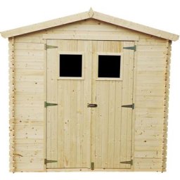 Gartenhaus Holz 4,33 m2 - Gartenschuppen Holz - B226xL236xH218 cm - Fahrradschuppen - wasserfestes