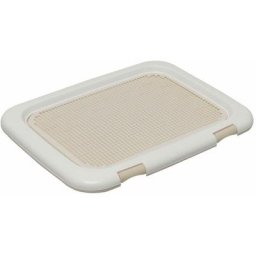 Matte, Töpfchen-Trainingstablett mit Kunststoffrand, Hundetoilette, L49 x B63,5 x H3,5 cm, Einheit,