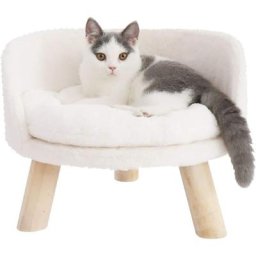 Katzensofa Luxus Katzensofa große Katzen katzensessel Katzenhocker erhöhtes Katzenbett mit