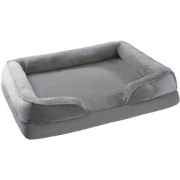 Hundebett s 63x50x21cm hellgrau - Petstuff