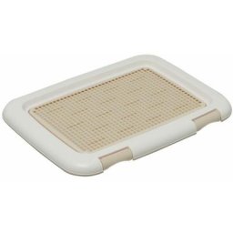 Matte, Töpfchen-Trainingstablett mit Kunststoffrand, Hundetoilette, L36,5 x B48,5 x H3cm, Einheit,