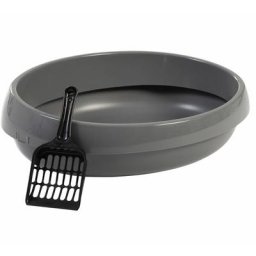 Tablett, Ständer, Katzentoilette, Abnehmbarer Rand, Glatte Innenseite, Kompakt, Inklusive Schaufel,