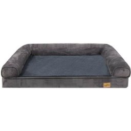 Orthopädisches Grosse Hunde Hundebett, Waschbar Flauschig Hundesofa Hundekorb mit Schaumkissen