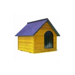 XXXL Hundehütte Holz Hundehütte Massiv Wetterfest Echtholz isolierte Kiefer (en)
