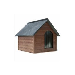 Roe Furniture - xxxl Hundehütte Holz Hundehütte Massiv Wetterfest Echtholz isolierte palisander (en)