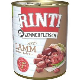Pur Kennerfleisch Lamm 800 g Hundefutter Nassfutter - Rinti