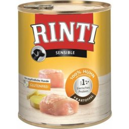 Sensible Hundenassfutter Huhn & Kartoffel 800 g Adult Nassfutter - Rinti