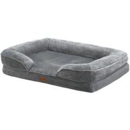 Hundebett Sheena l - 98 x 70 x 17 cm - orthopädisch, waschbar & rutschfest – Hundesofa flauschig