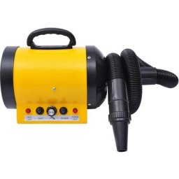 Pawhut - Profi Hundefön Tierfön Pet Dryer Flüsterfön Hundetrockner 2800W pvc Gelb 40 x 16 x 20 cm