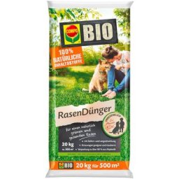 Compo - bio Rasendünger 20 kg Naturrasendünger Biorasendünger organisch