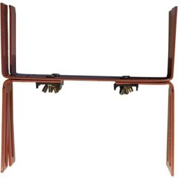 SIENA GARDEN Blumenkastenhalter Basic, eckig, aus Flacheisen lackiert in terra