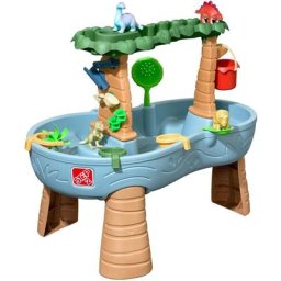 Step2 Dino Showers Wasserspieltisch Großer Wassertisch mit 13-teiligem Zubehörset Garten Wasser