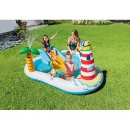 Intex - Play Center Fishing Fun Planschbecken Pool Wasserrutsche aufblasbar 57162