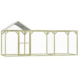 Vidaxl - Hühnerkäfig 4,5x1,5x2 m Imprägniertes Kiefernholz Grün