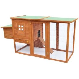 Vidaxl - Hühnerstall mit 1 Legenest Holz Braun