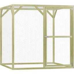 Vidaxl - Hühnerkäfig 1,5x1,5x1,5 m Imprägniertes Kiefernholz Grün