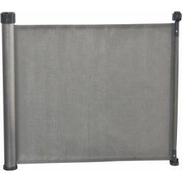 140cm Treppenschutzgitter ausziehbar Türschutzgitter Roll einhand-bedienung Türgitter Treppenschutz