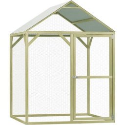 Vidaxl - Hühnerkäfig 1,5x1,5x2 m Imprägniertes Kiefernholz Grün