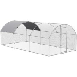 Hühnerstall Haustierkäfig xxl 280 x 570 x 197 m Outdoor Geflügelstall für Hühnerkäfig mit Schatten