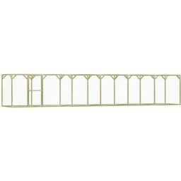 Vidaxl - Hühnerkäfig 1,5x9x1,5 m Imprägniertes Kiefernholz Grün